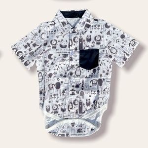 Animal print onesies!